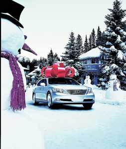 Lexus with a bow on top Lexus with a Bow on Top