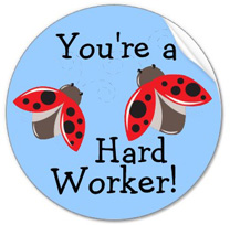 Im a hard worker, I deserve a sticker!