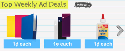 Back to School sales at Staples this week: July 28th - August 3, 2013