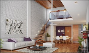 Another loft idea from Home Decor Blog.