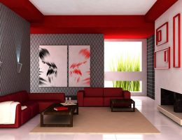 contemporary living room